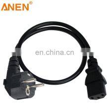 Anen Ac Extension Euro Standard Waterproof Right Angle Plug Iec C13 Eu Power Cord Plug thumbnail-5