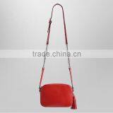 2016 New Design Ladies Leather Chain Bag With Tassel Leather Cross Body Bag Women Leather Camera Bag thumbnail-3