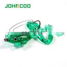 JOHNCOO 4pcs Frog Lure Fishing Lures 6cm 5g Artificial Fishing Bait Topwater Wobbler Bait For Pike Snakehead Soft Bait thumbnail-2