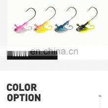 JOHNCOO Lead Head Hooks 3.5G 6G Fish Head Deep Sea Fishing Painted Jig Heads Fishing Hook thumbnail-5