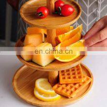 New Easter Wedding Decor Dessert Food Display Buffet Square Wood 3 Tier Cake Tray Stand Set for Dessert Table thumbnail-3