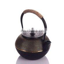 Double Warmer 700ml Cast Iron Black Tea Cup Sets Teapot thumbnail-2