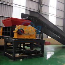 Msw Bale PCB PVC 2 Shaft Steel Scrap Shredder Machine thumbnail-5