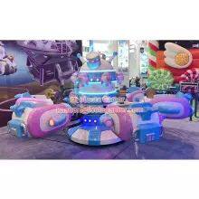 Guangdong Zhongshan Tai Le Play Children's Indoor and Outdoor Inspection Free Waterproof Lifting Aircraft 6-seat Amusement Equipment Mini Lifting Aircraft thumbnail-3