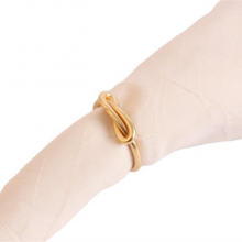 Colored Fashion Metal Gold Knot Napkin Rings For Wedding Table Decoration thumbnail-4