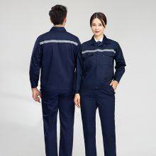 Spring and Autumn Long Sleeved Work Suit for Men, Wear-resistant and Thickened Factory Workshop Auto Repair Shop Suit, Mechanical and Electrical Work Suit, Labor Protection Suit thumbnail-5