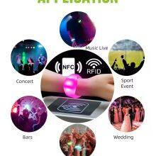 Custom Luminous Wristbands Remote Control LED Party Bracelets RFID Concert Led Glow Wristband thumbnail-4