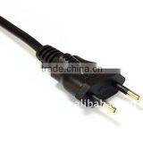 Brazil 2 Prong Plug AC Power Cord