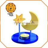 DIY Wooden Craft Tealight Holder Moon 1 Pcs for Kids thumbnail-1