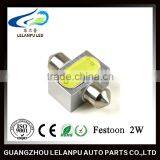 2W LED Car Light High Power COB LED Lamp LED Width Lamp Reading Lamp DC 12V Energy Saving Light Festoon 31mm thumbnail-2