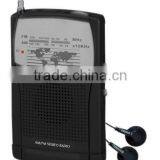Slim Pocket am fm Radio With Earphone thumbnail-2