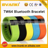 2015 hot sale tw64 fitness tracker bluetooth waterproof tracker smart wristband