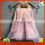 2016 New Arrival Fashion Party Kid Dress for 2-6T Ruffle Lace Child Dress Wholesale Elegant Simple Spring Girl Dress (ulik-N009)