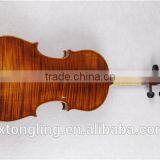 Master Handmade Nature Flamed Maple Violin Advanced Asoustic Matt Violin Ebony Fitted With Case TL004-3 thumbnail-3