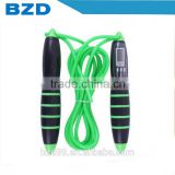 Promotional OEM/ODM Smart Fitness Adjustable Step/Distance/Body Fat/ Calorie Cable Counter Meter Electronic Skipping Rope