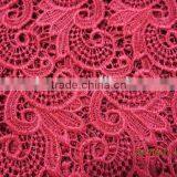 2015 Latest Red African Lace Fabric for Wedding Dress thumbnail-2