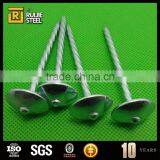 Umbrella Nail/large Head Nail With Washer/Galvanized Umbrella Head Roofing Nails