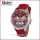 Oulm Big Dial Ladies Watches, Fashion Women Watch, Colorful Analog Watch thumbnail-5