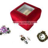 Wholesale Cheap Empty Velvet Watch Gift Box With Window,Gift Boxes For Watch. thumbnail-4