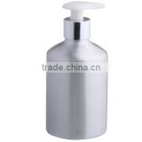 Empty refillable cosmetic aluminum airless lotion bottle 350ml