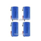 wholesale Sub C 2500mAh 1.2V Ni-CD Rechargeable Battery Tabs Power Tools RC Pack Blue