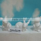 Ceramic easter rabbit figure