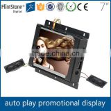 Flintstone Embedded 7 Inch Built-in Media Player Metal Casing Frameless Display Advertising ad Player for Pop thumbnail-6