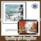 Lenticular Modern 3d Framed Picture for Home Decoration
