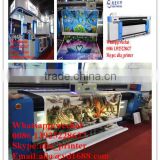 factory price large format roll to roll uv flatbed printer for PU / leather / banner