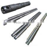 Bimetallic Double Twin Screw in Screws and Barrels Plastic Extrusion Injection
