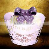 Colorful New Design Party Favors Laser Cut Paper Cupcake Wrappers for Kids thumbnail-2