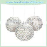 Metallic Lily Hanging Lanterns thumbnail-1