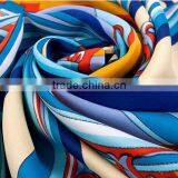 Gometry Dsign for 100% Silk Square Scarf thumbnail-6