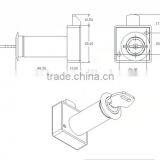 MS40White Brass Key Drawer Cabinet Lock thumbnail-5