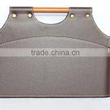 Faux Leather Storage Baskets for Sundries/ Decorative Cardboard Storage Basket thumbnail-2