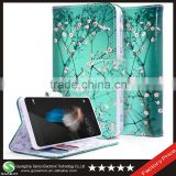 Samco Premium PU Leather Flip Fold Wallet Pouch Back Cover for Huawei Ascend P8 Lite