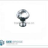 0841005 Solid Brass Semicircle Crystal Cabinet Drawer Door Knob thumbnail-1