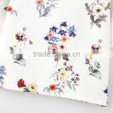 Women Clothing With Flower Round Collar Short Sleeve Shirt for Women of Digital Printing Fabric thumbnail-5