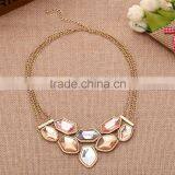 2015 New Design Light Peach Color Alloy Necklace Jewelry for Lady
