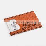 Personalized Metal Logo Fashion Style Embroidery Patch for Hats Embossed Fake Leather Patch thumbnail-5