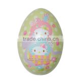 colorful and beautiufl egg packing tin package for Easter