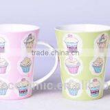 Nice Coffee Mug With Sweet Cake Designs