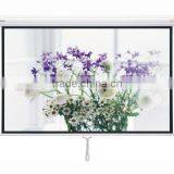 4:3 84" Cheap Portable Manual Projection Screen for Business Presentation