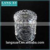 LX-Z013 Press Engraved Decorative Votives Glass Votive Candle Holder thumbnail-2