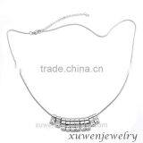 Cubic Zirconia Stainless Steel Necklace Women