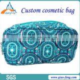 2015 China Supplier Light Blue Fashion Designer Cosmetic Bag