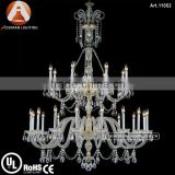 24 Light Large Bohemia Pendant Chandelier with Clear Crystal