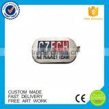 Promotional Zinc Alloy Debossed Logo Custom Engraving Metal Dog Tag thumbnail-5