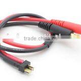 Mini T-Connector Charge Lead With 4mm Banana Plugs