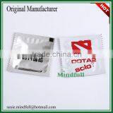 Four Sealed Small Mini Sachet Wet Refreshing Facial Wipes 6*6cm thumbnail-4